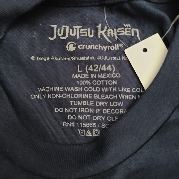 NWT Men's JuJuTsu Kaisen Crew Neck T Shirt Size L - Picture 3 of 3